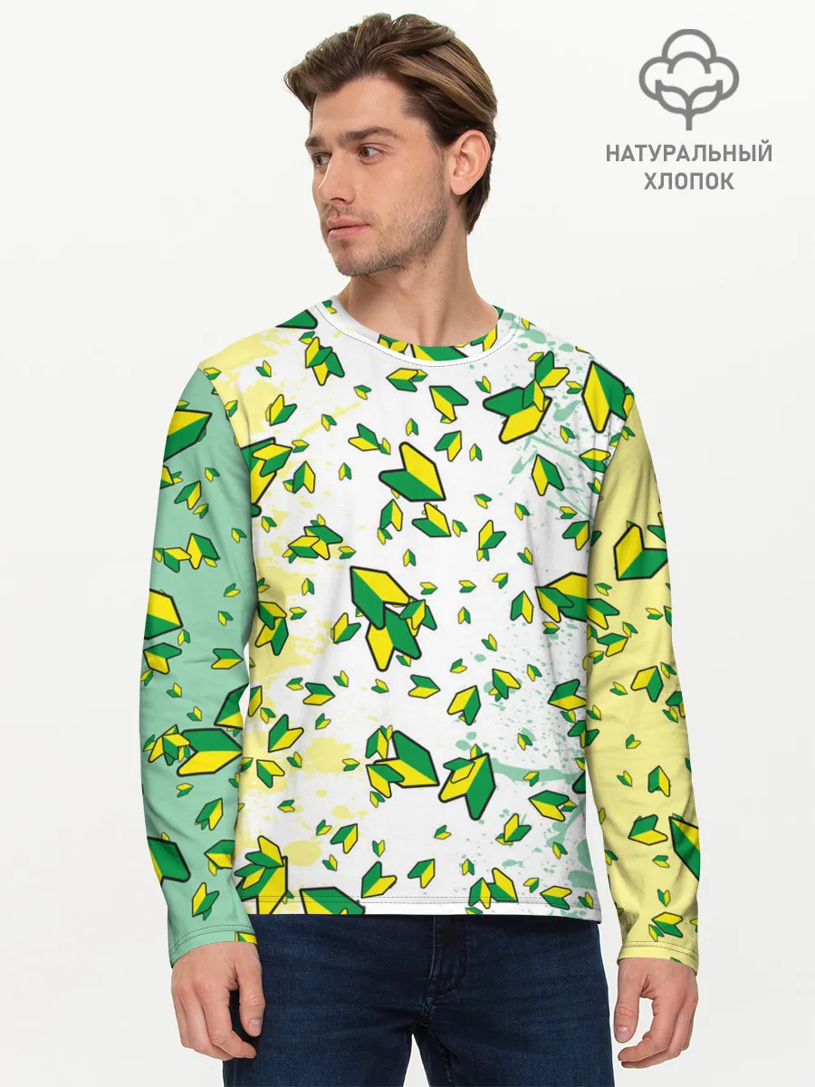 Мужской лонгслив базовый / JDM | ПАТТЕРН | ЯПОНОВОД