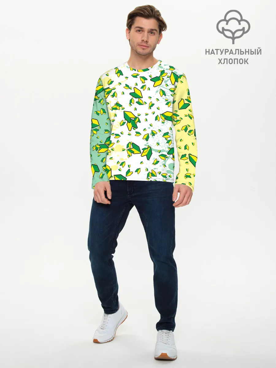 Мужской лонгслив базовый / JDM | ПАТТЕРН | ЯПОНОВОД