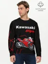 Мужской лонгслив базовый / KAWASAKI NINJA / КАВАСАКИ