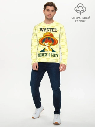 Мужской лонгслив базовый / Манки Д. Луффи One Piece