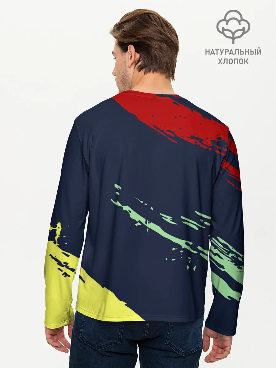 Мужской лонгслив базовый / Луффи, Зоро и Санджи One Piece