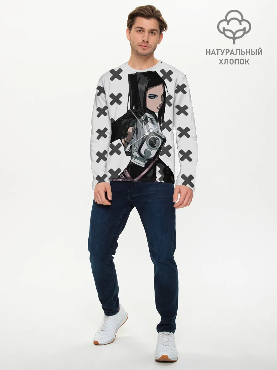 Мужской лонгслив базовый / Риэл Мэйер из Эрго Прокси