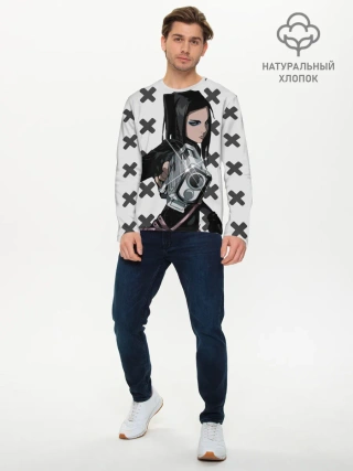Мужской лонгслив базовый / Риэл Мэйер из Эрго Прокси