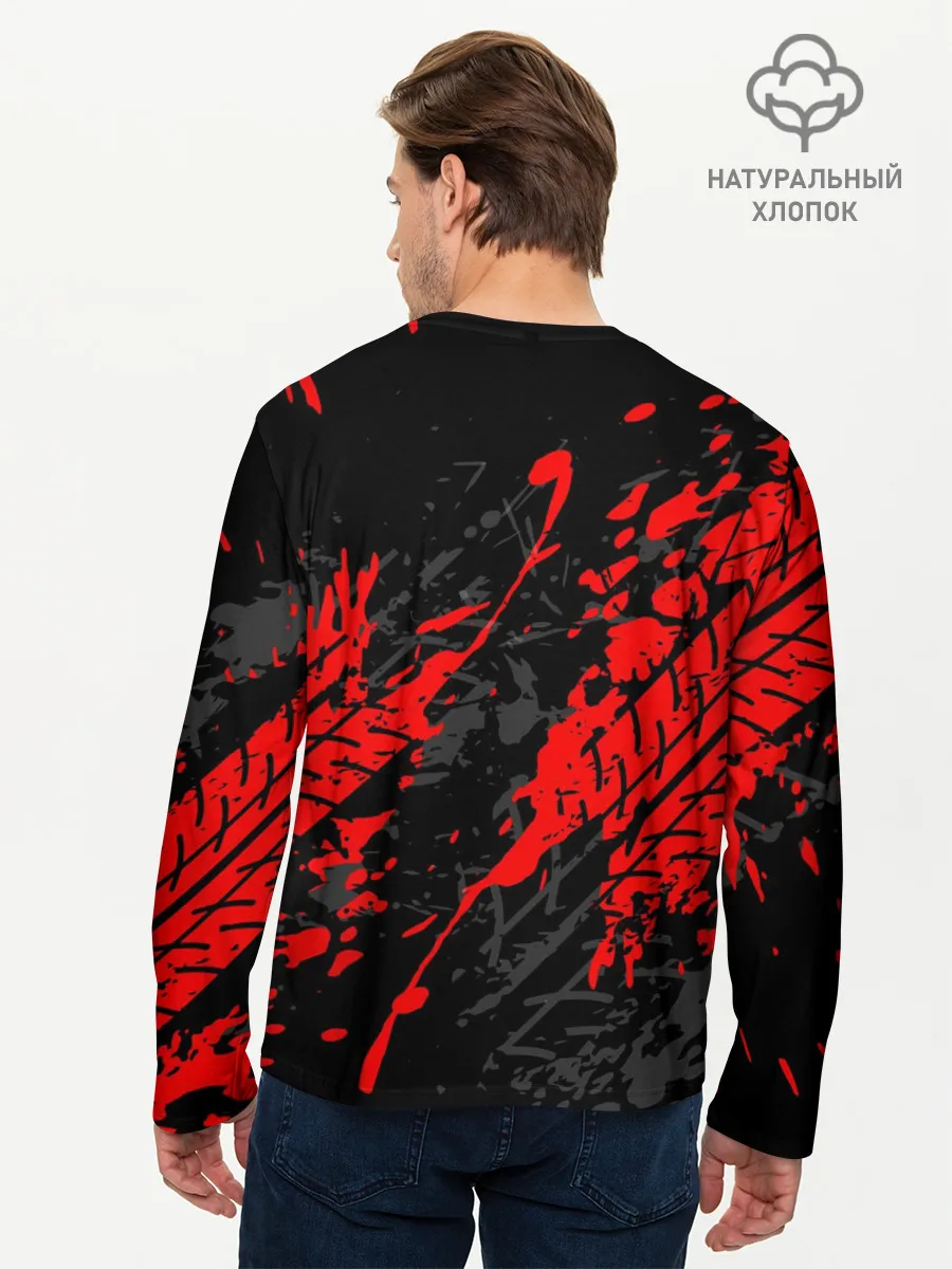 Мужской лонгслив базовый / KAWASAKI NINJA / КАВАСАКИ