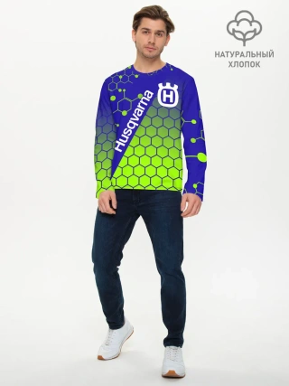 Мужской лонгслив базовый / HUSQVARNA / ХУСКВАРНА / SPORT