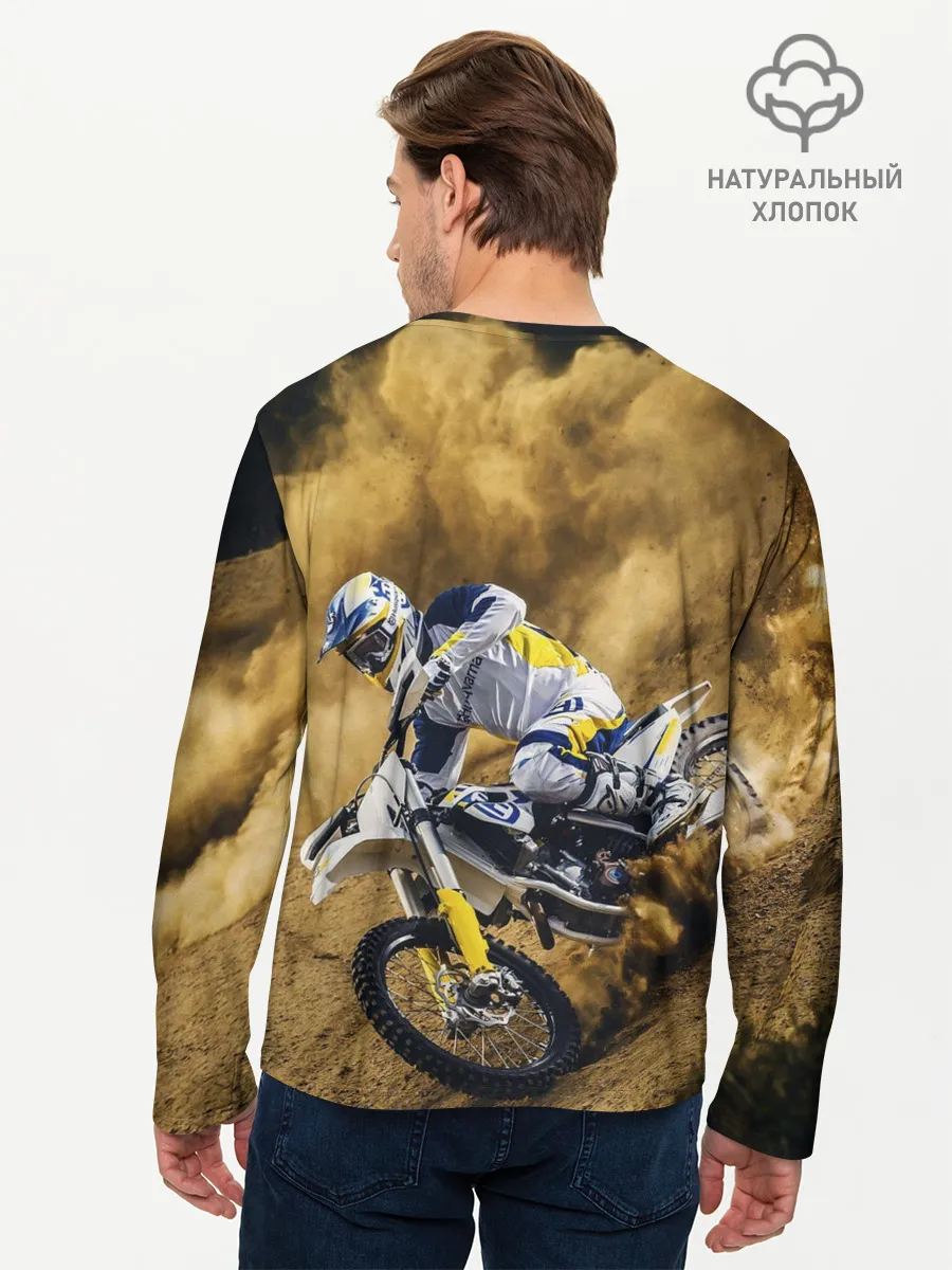 Мужской лонгслив базовый / HUSQVARNA / ХУСКВАРНА / SPORT