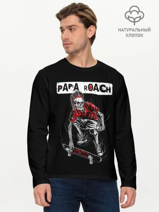Мужской лонгслив базовый / Skater boy