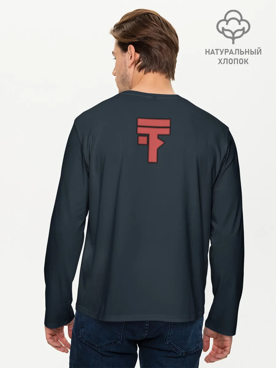 Мужской лонгслив базовый / En
