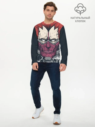 Мужской лонгслив базовый / En