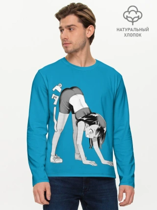 Мужской лонгслив базовый / Nagatoro Stretching