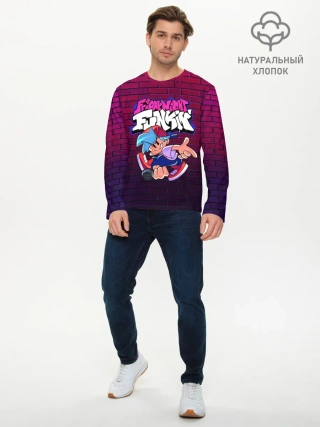 Мужской лонгслив базовый / Friday Night Funkin Бойфренд