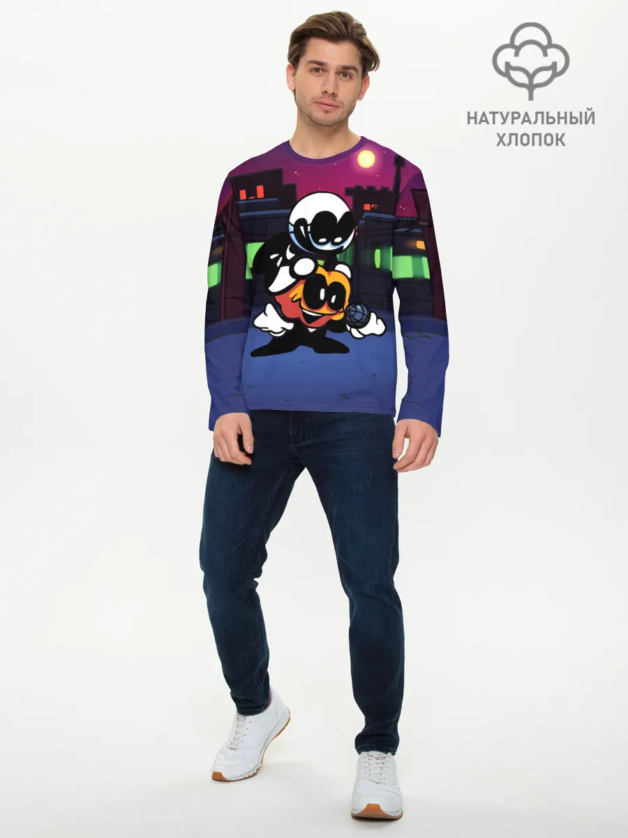 Мужской лонгслив базовый / FNF Скид и Памп