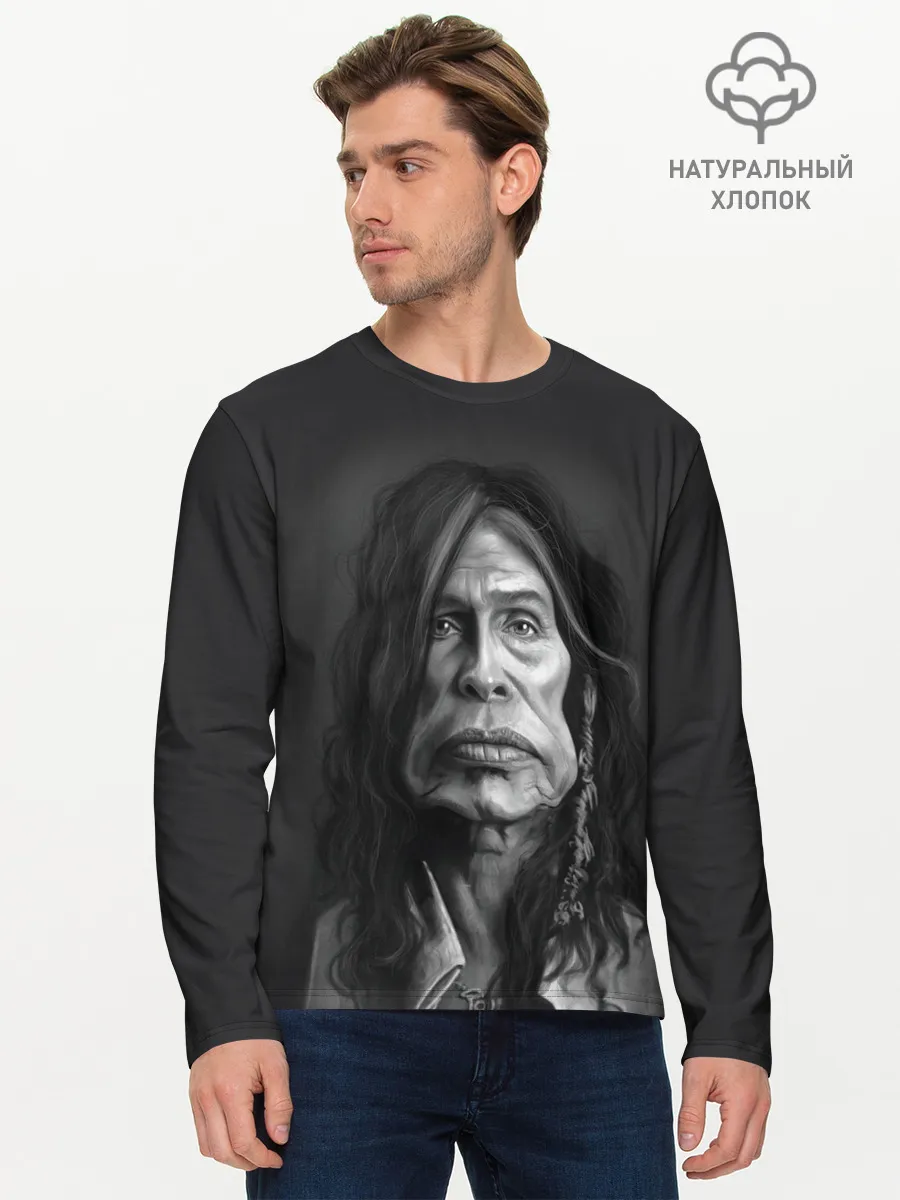 Мужской лонгслив базовый / Steven Tyler | AEROSMITH