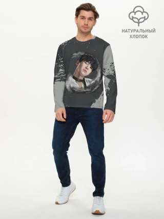 Мужской лонгслив базовый / BTS | БТС