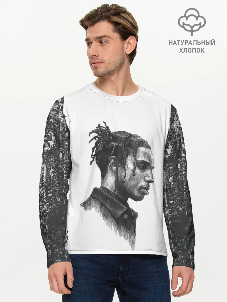 Мужской лонгслив базовый / ASAP ROCKY | АСАП