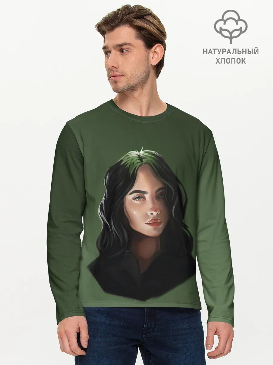Мужской лонгслив базовый / BILLIE EILISH | БИЛЛИ АЙЛИШ