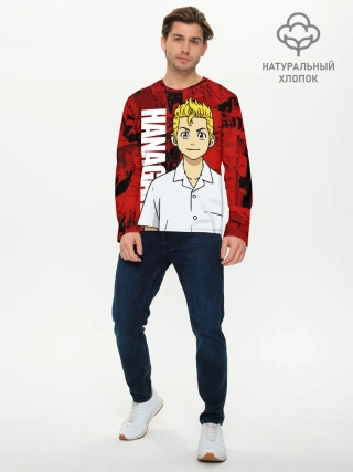 Мужской лонгслив базовый / Такемичи Ханагаки