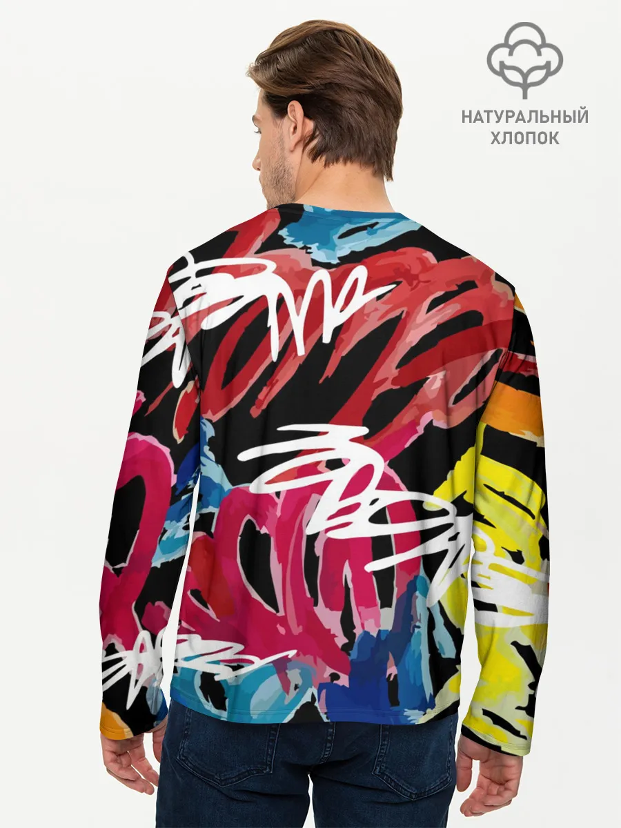 Мужской лонгслив базовый / Old school