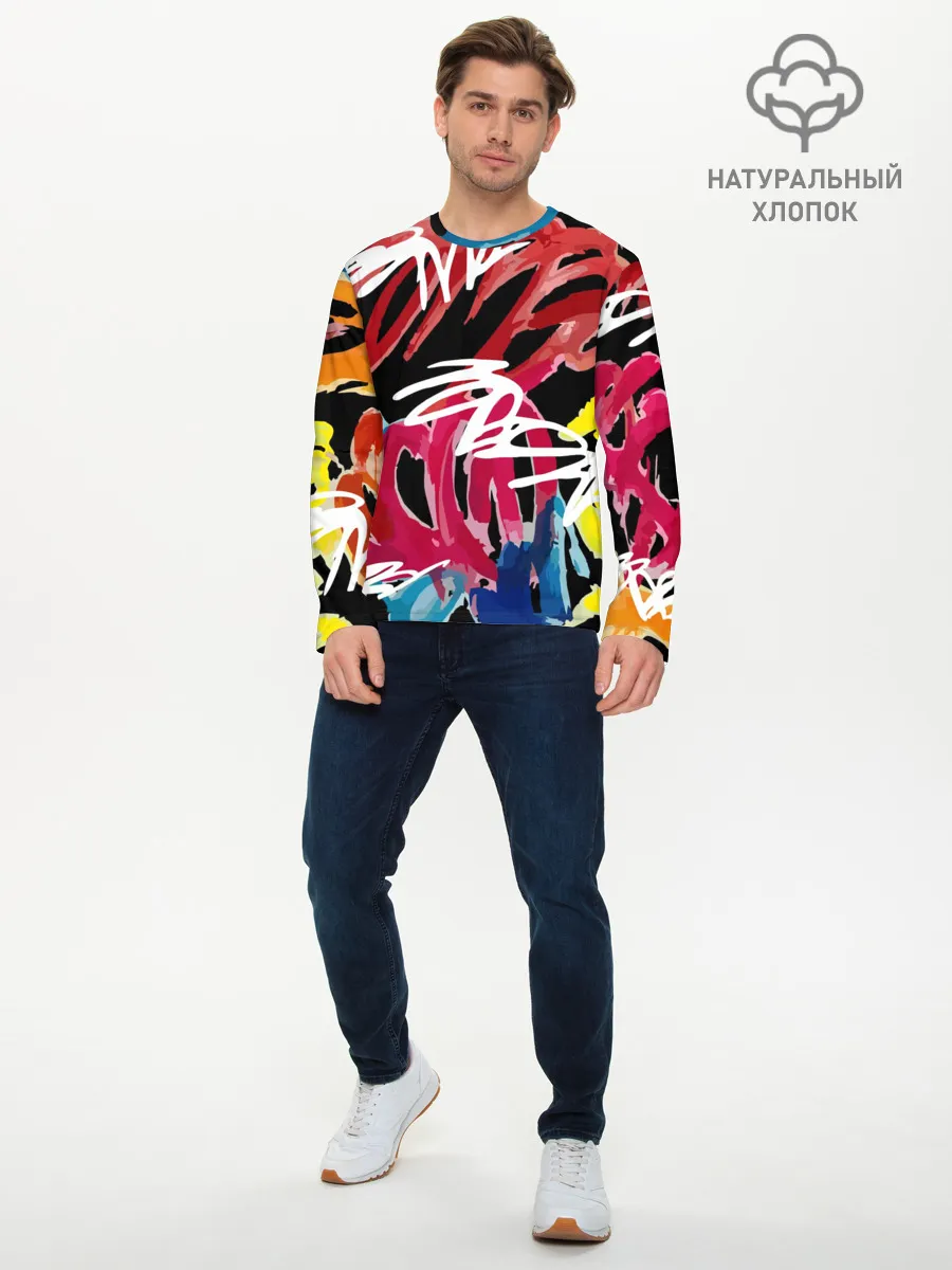 Мужской лонгслив базовый / Old school