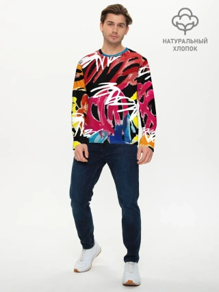 Мужской лонгслив базовый / Old school