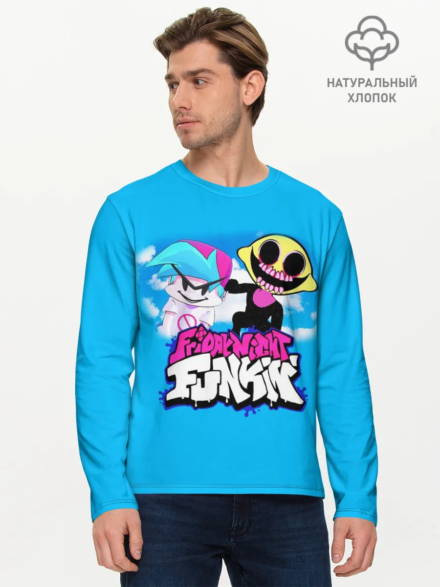 Мужской лонгслив базовый / Boyfriend and Monster