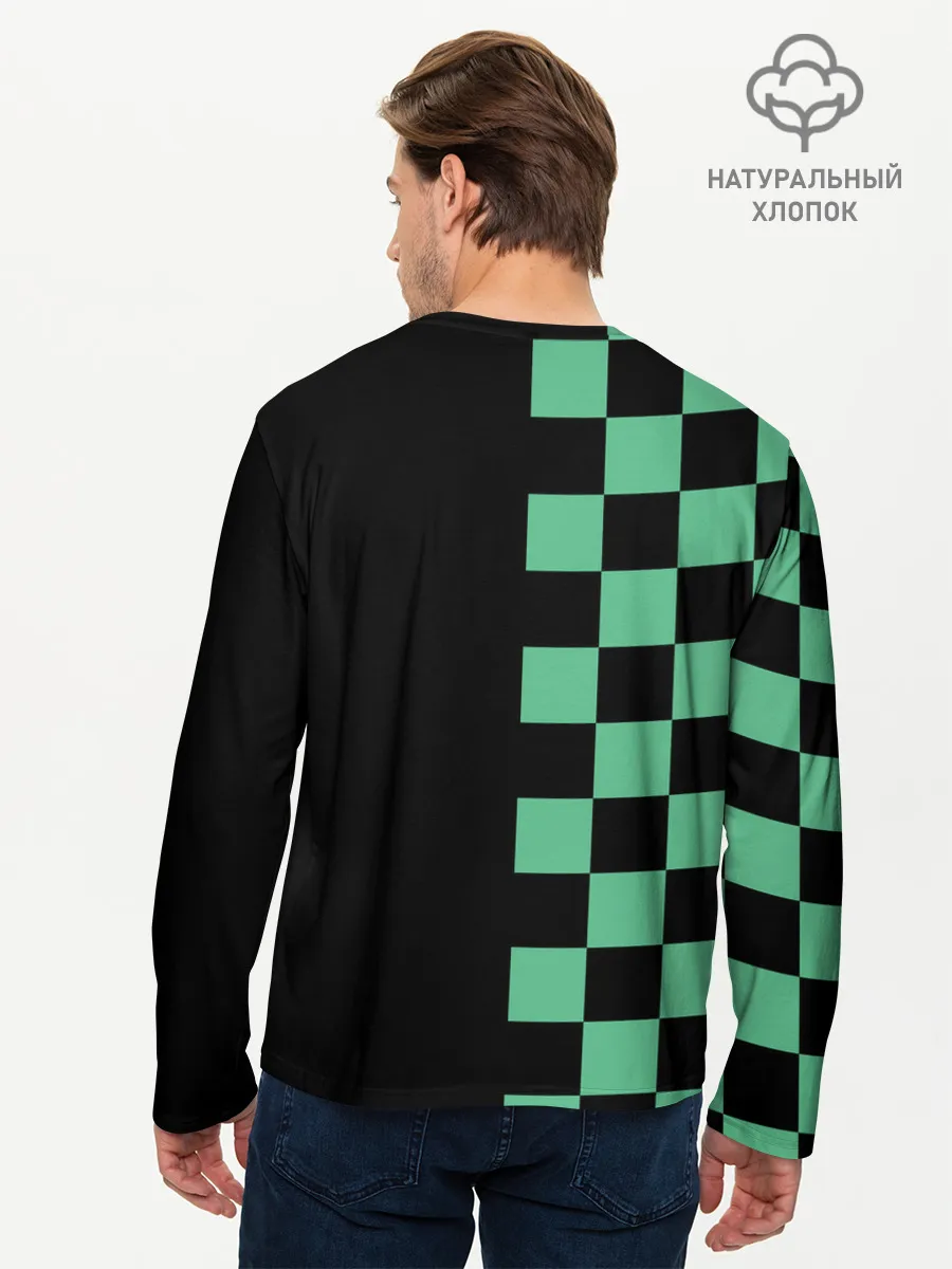 Мужской лонгслив базовый / КОСТЮМ TANJIRO KAMADO | ТАНДЖИРО