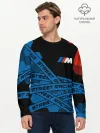 Мужской лонгслив базовый / BMW - Racing