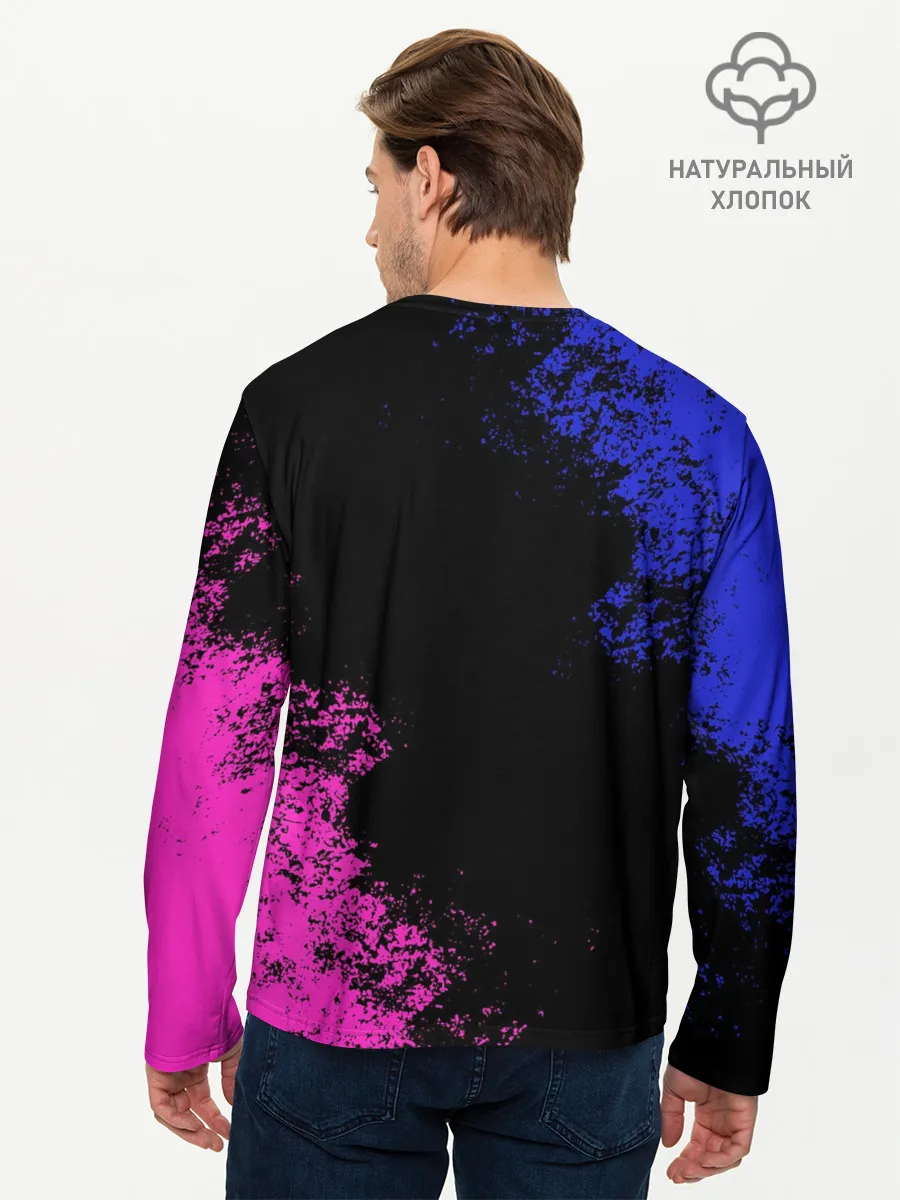 Мужской лонгслив базовый / Black Пико