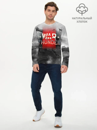 Мужской лонгслив базовый / WAR THUNDER / ВАР ТАНДЕР