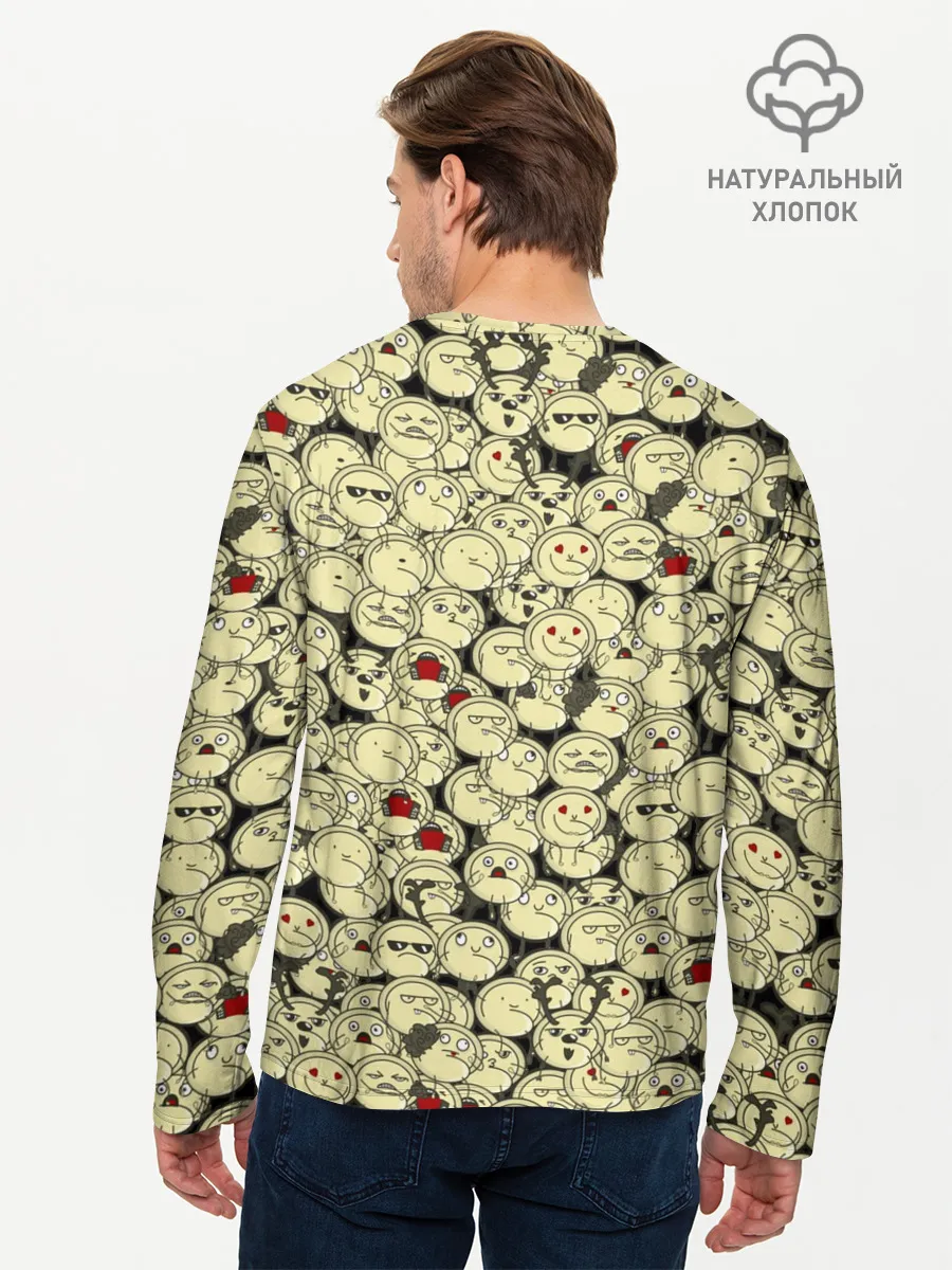 Мужской лонгслив базовый / Пельмени