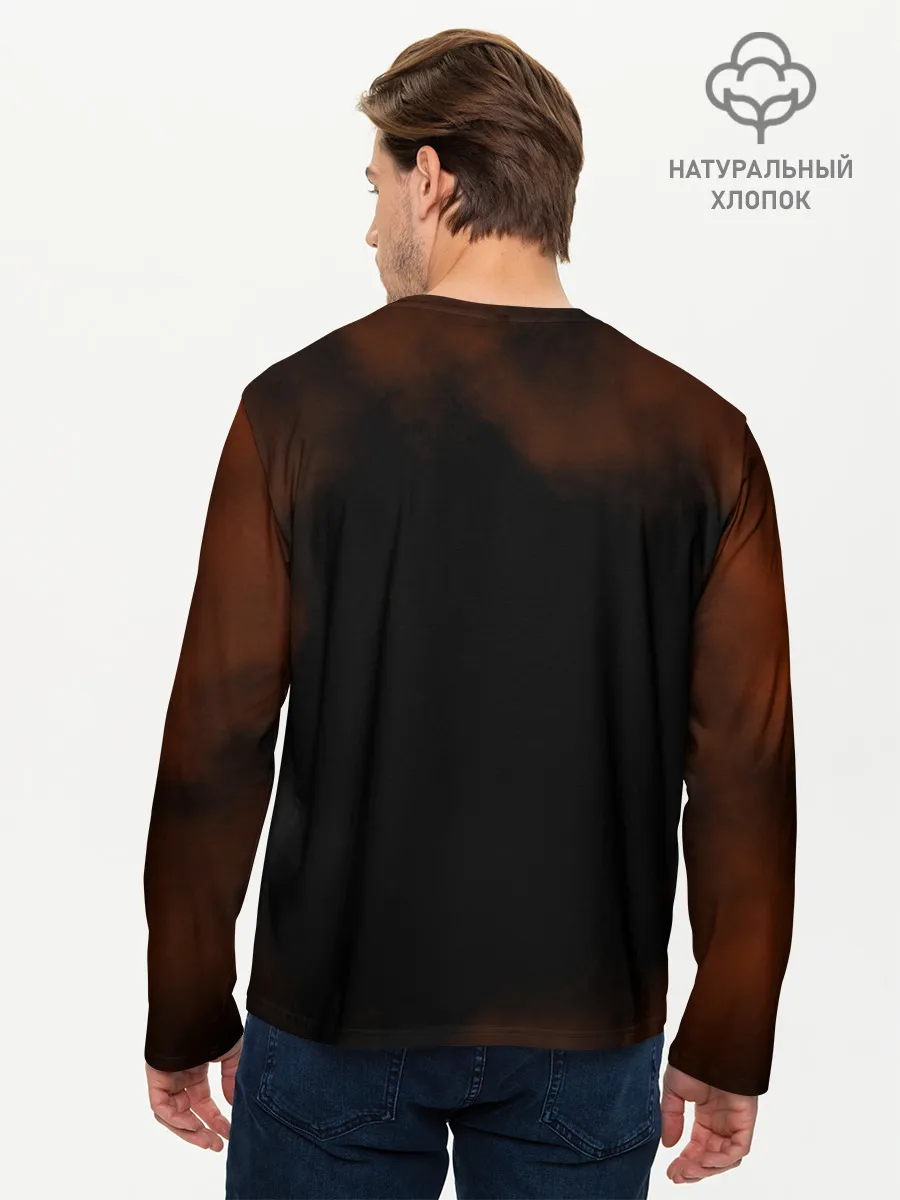 Мужской лонгслив базовый / One Piece пираты Соломенной Шляпы