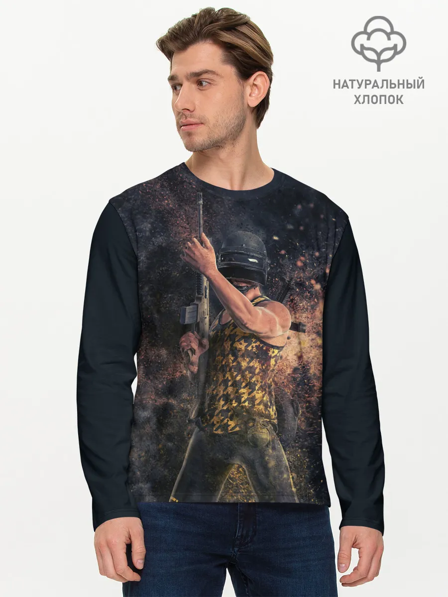 Мужской лонгслив базовый / Это Пабг, детка