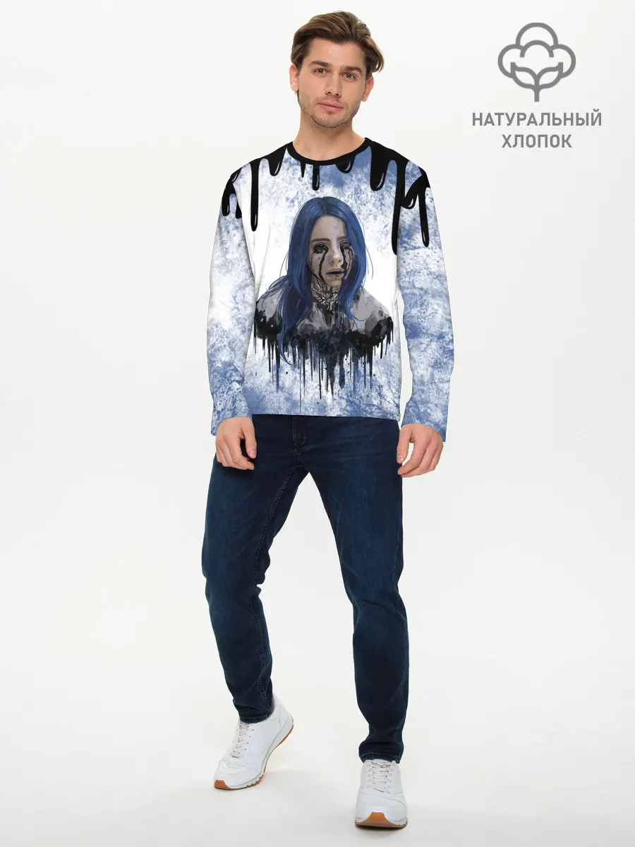 Мужской лонгслив базовый / BILLIE EILISH | БИЛЛИ АЙЛИШ