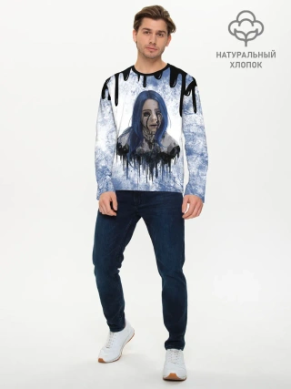 Мужской лонгслив базовый / BILLIE EILISH | БИЛЛИ АЙЛИШ