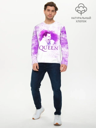 Мужской лонгслив базовый / Freddie Mercury | Queen
