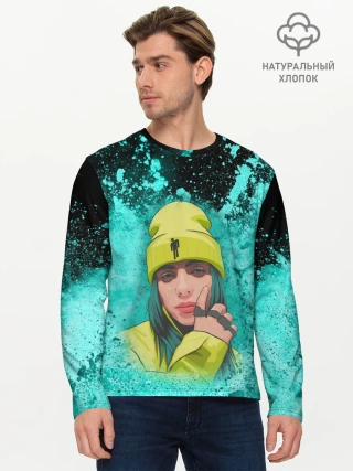 Мужской лонгслив базовый / BILLIE EILISH | БИЛЛИ АЙЛИШ