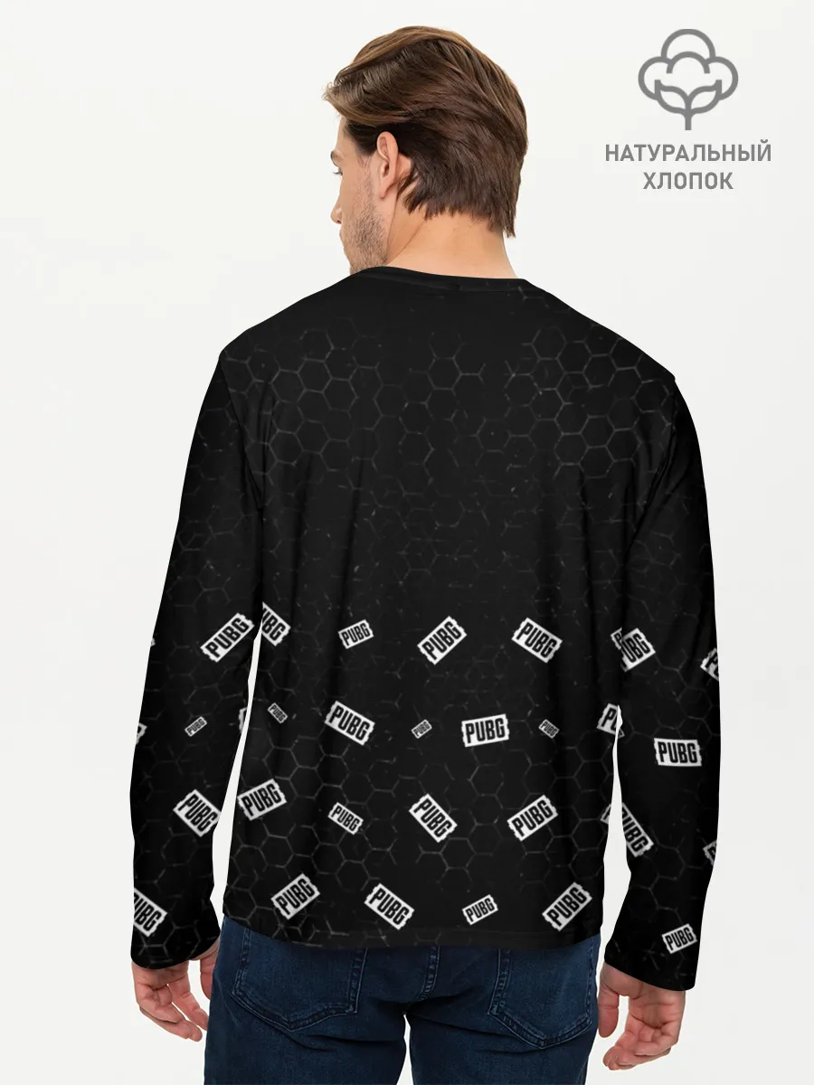 Мужской лонгслив базовый / ПАБГ New State - Соты