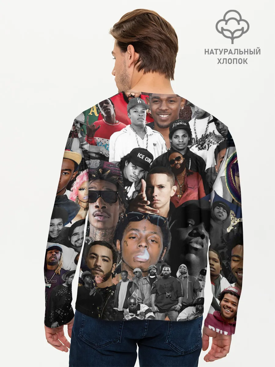 Мужской лонгслив базовый / Короли Рэпа | KING RAP