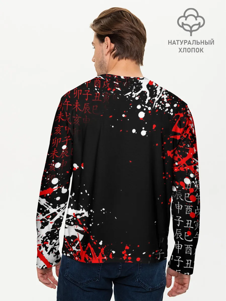 Мужской лонгслив базовый / ДОРОРО / DORORO / АНИМЕ