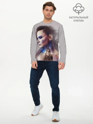 Мужской лонгслив базовый / CP77 | Rogue and Johnny
