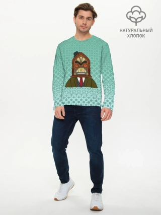 Мужской лонгслив базовый / Radiohead | Радиохед | Logo