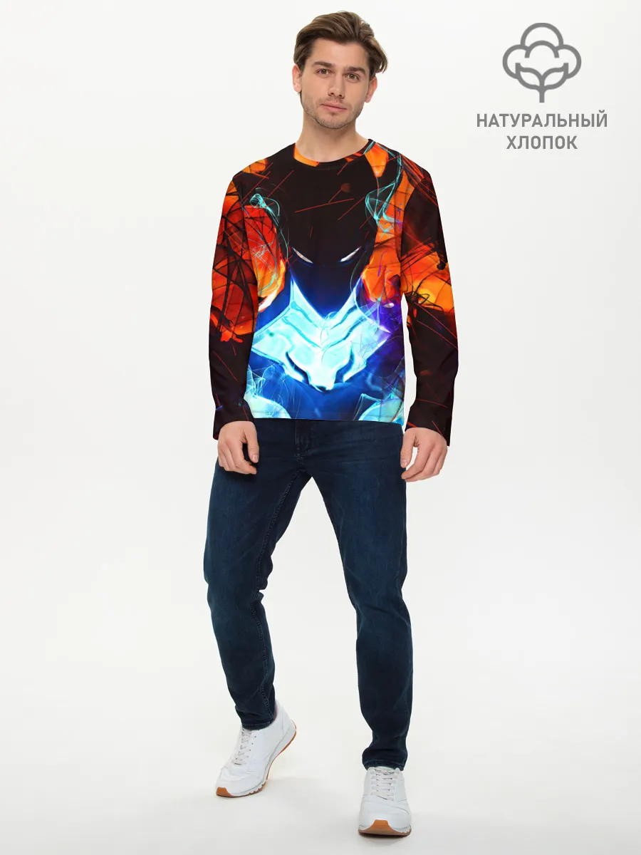 Мужской лонгслив базовый / Поднятие уровня в одиночку