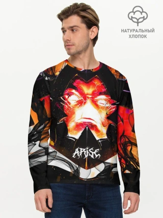 Мужской лонгслив базовый / Поднятие уровня в одиночку