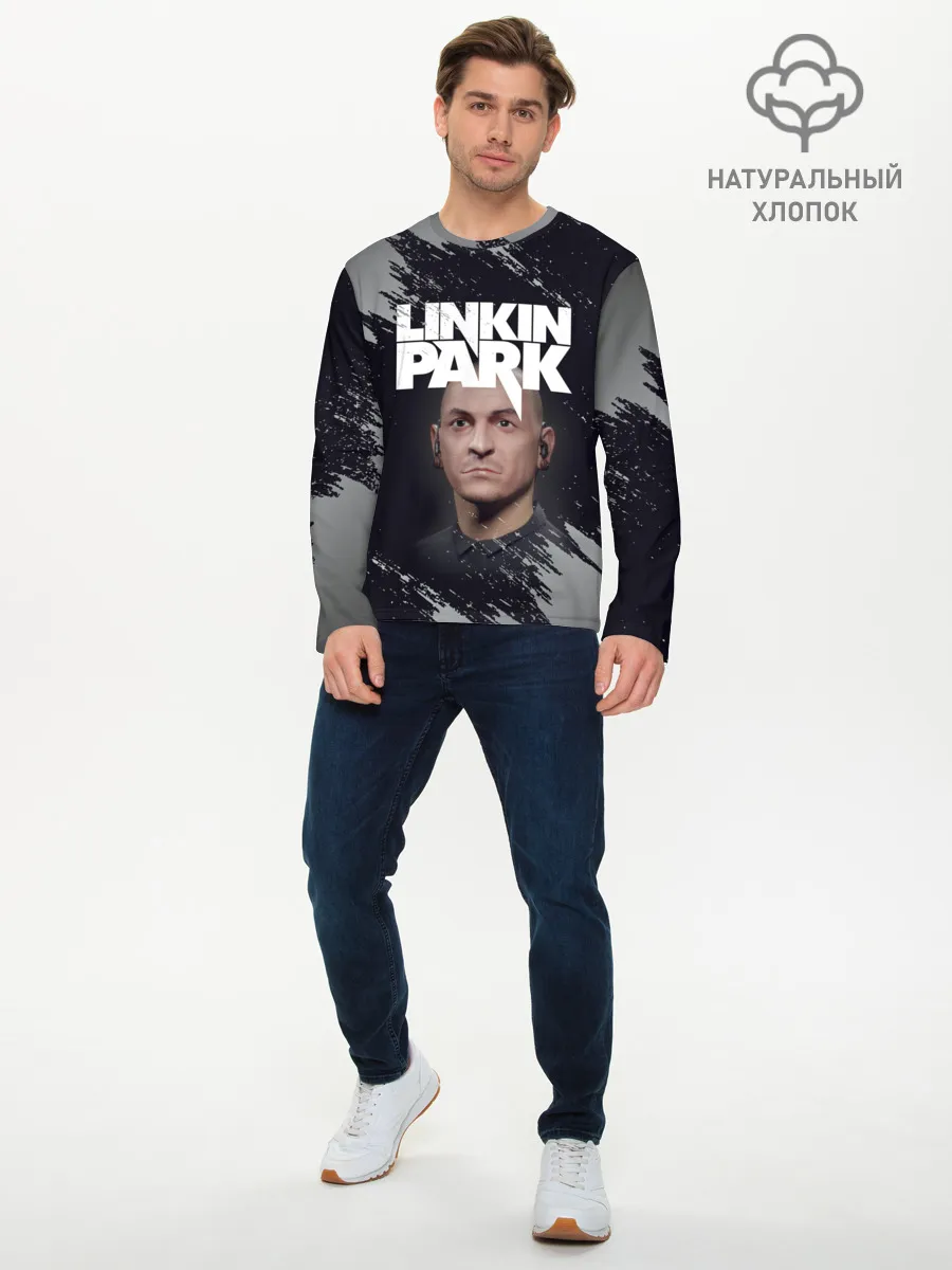 Мужской лонгслив базовый / ЧЕСТЕР | ЛИНКИН ПАРК