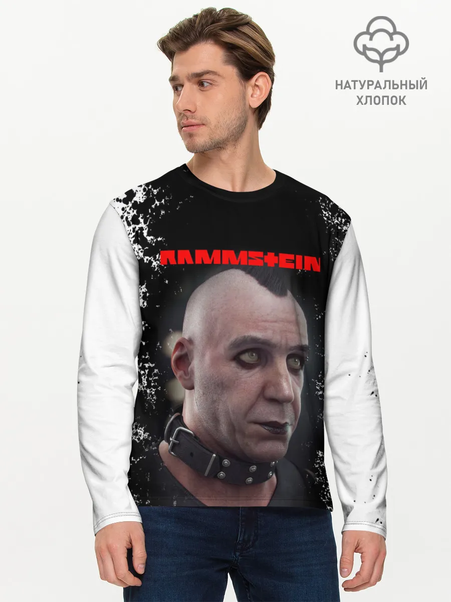 Мужской лонгслив базовый / RAMMSTEIN | РАМШТАЙН