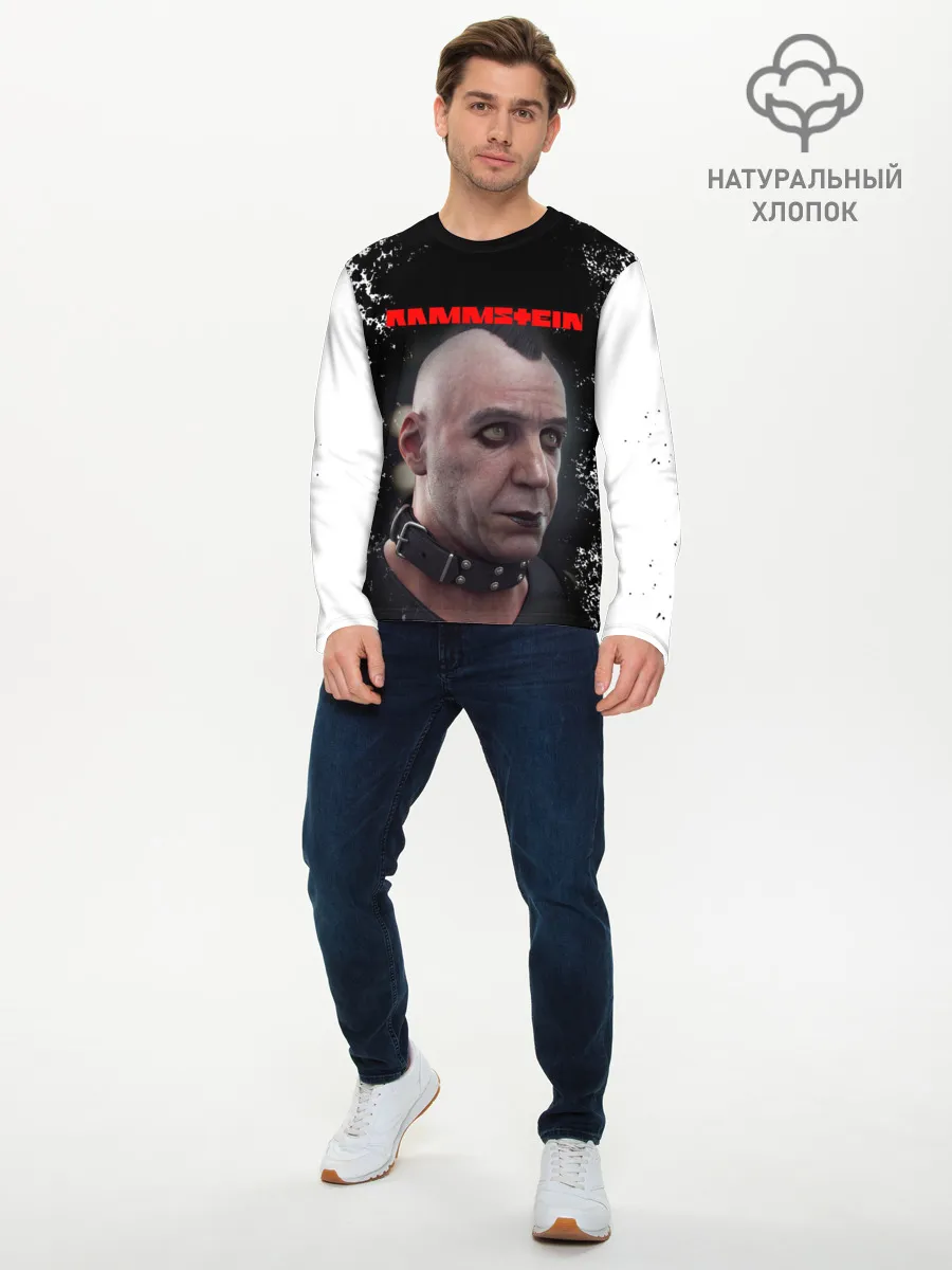 Мужской лонгслив базовый / RAMMSTEIN | РАМШТАЙН