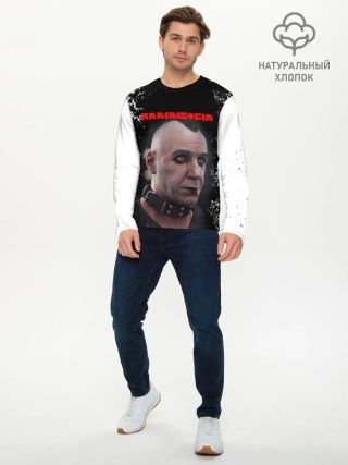 Мужской лонгслив базовый / RAMMSTEIN | РАМШТАЙН
