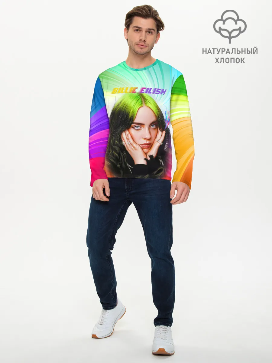 Мужской лонгслив базовый / BILLIE EILISH / БИЛЛИ АЙЛИШ