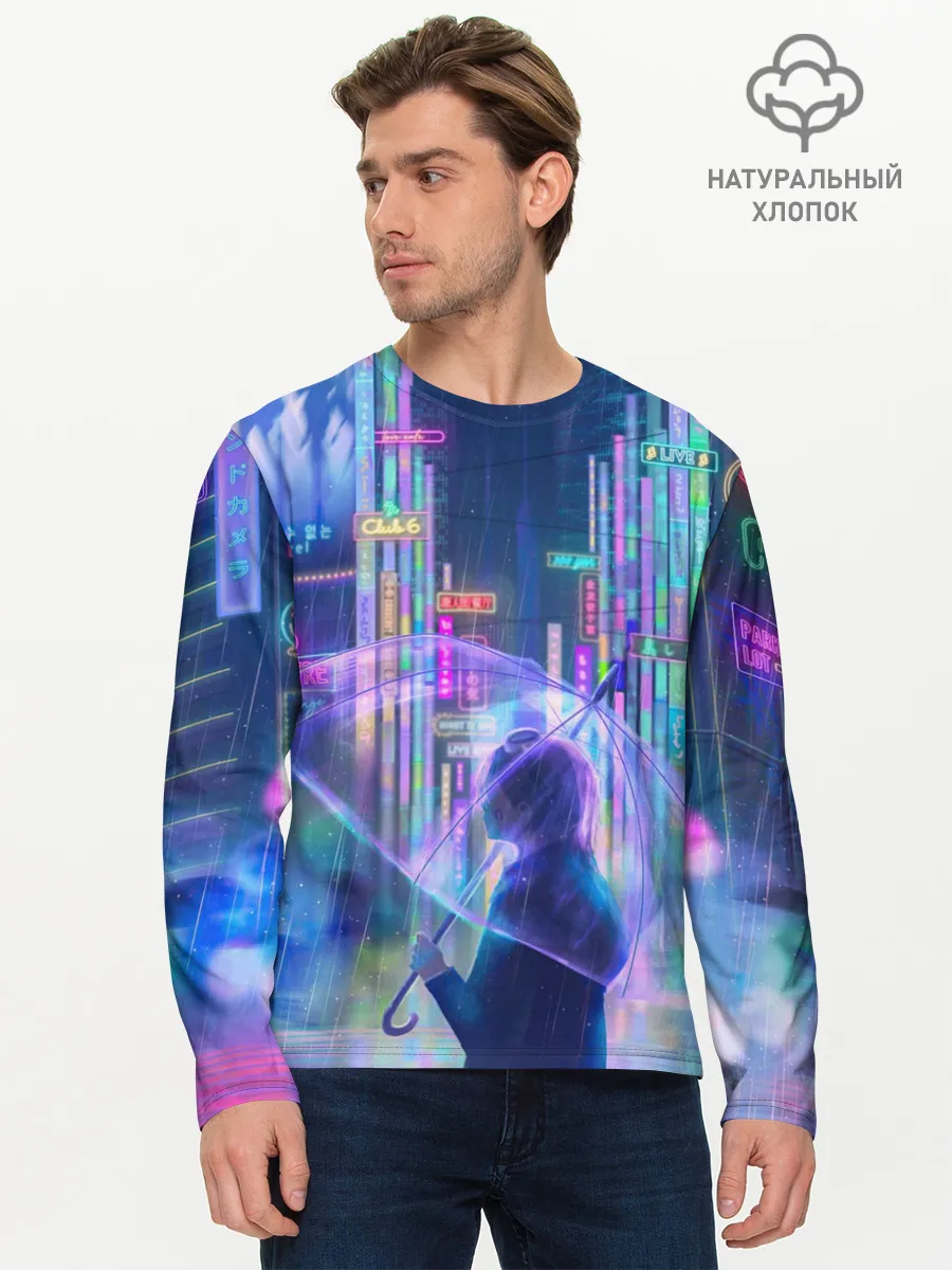 Мужской лонгслив базовый / ANIME NEON