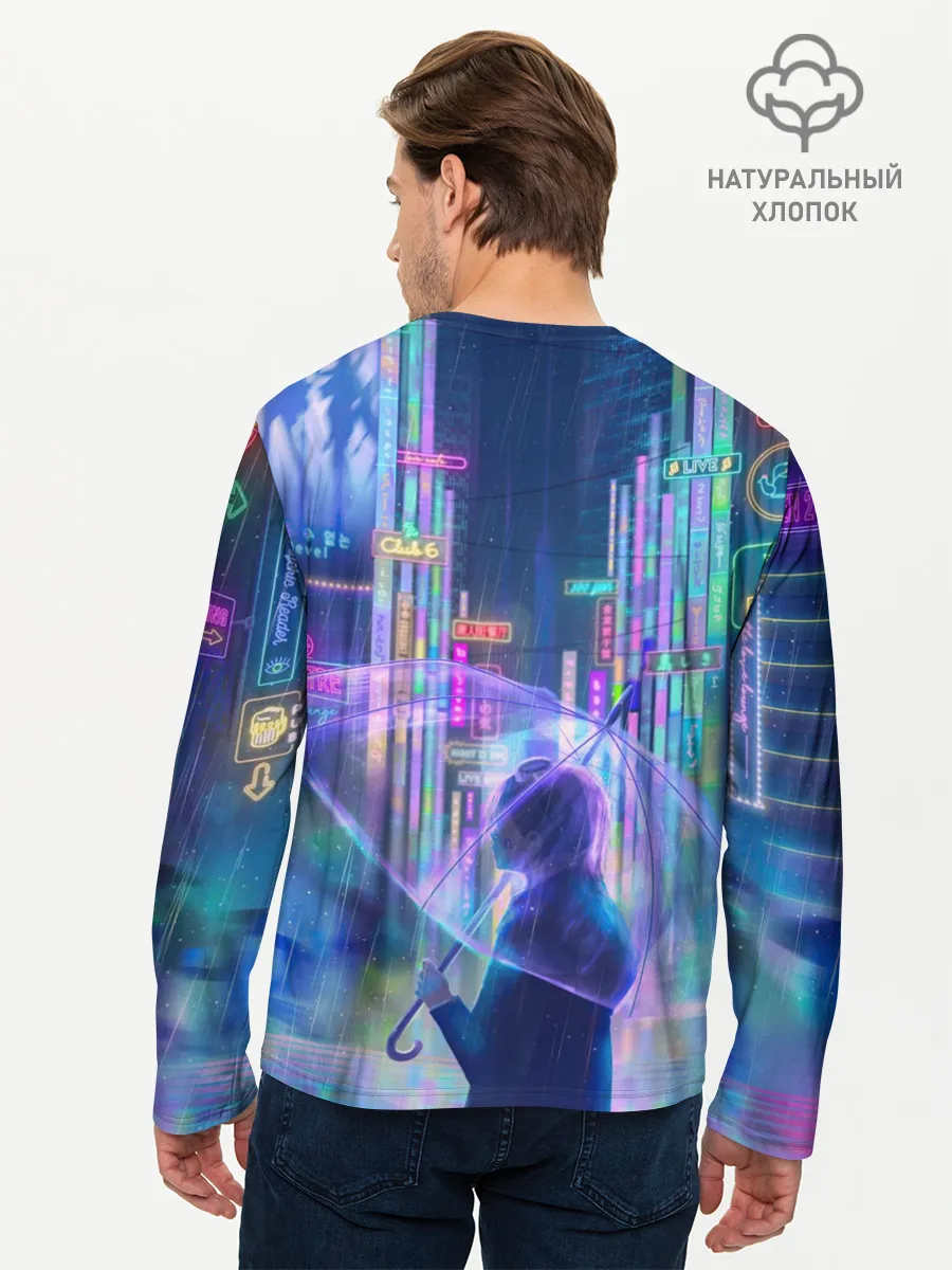 Мужской лонгслив базовый / ANIME NEON